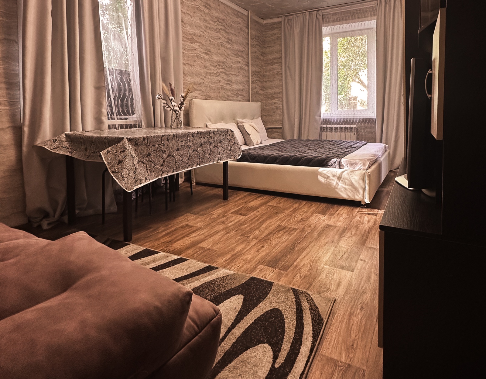 Двухкомнатные апартаменты на Каховской