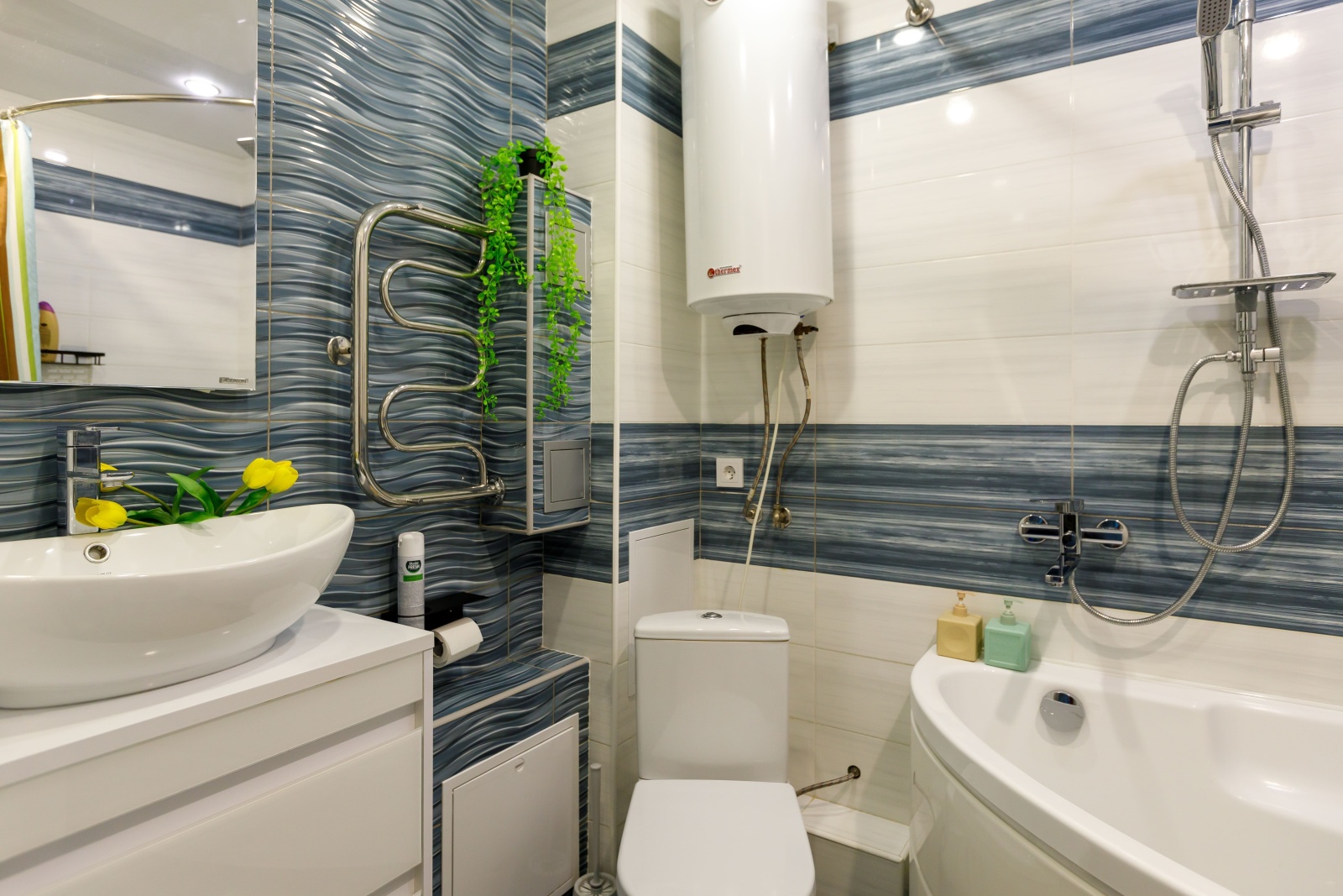 Светлая 1-ком квартира