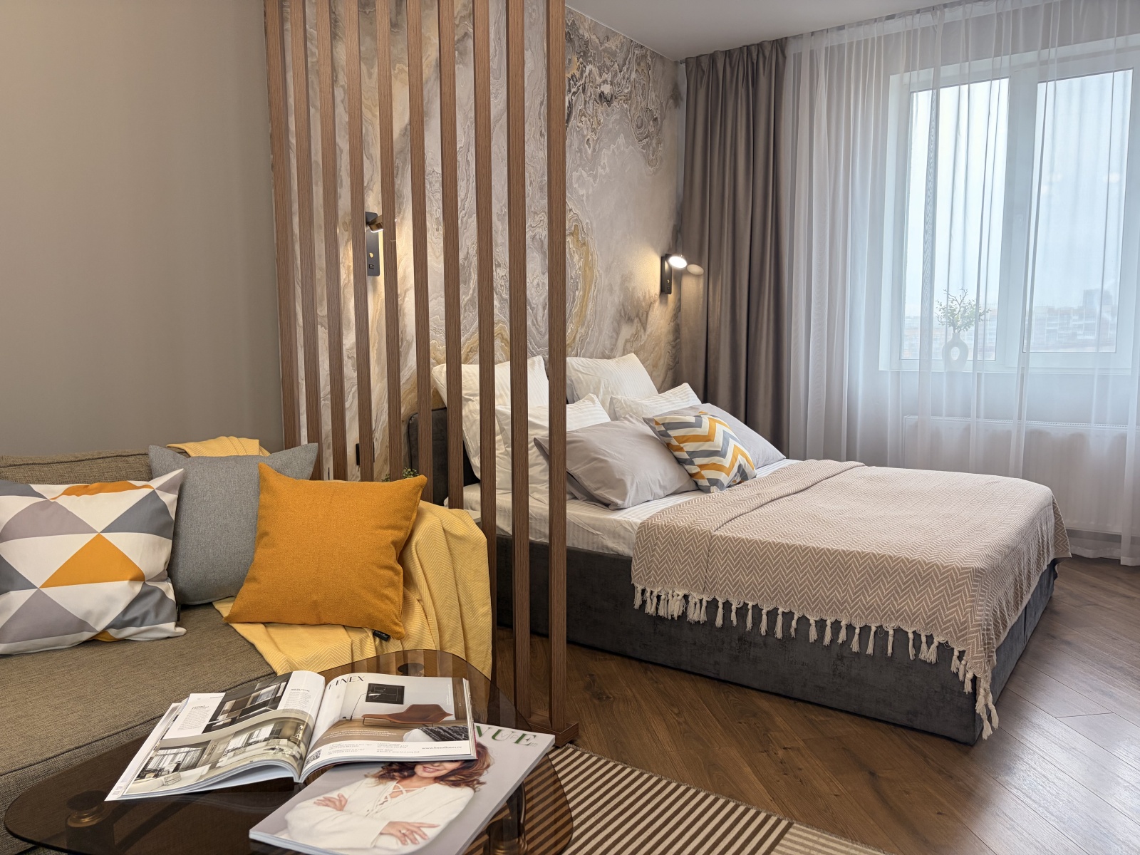 Апартаменты в центре у пляжа на 6 человек 