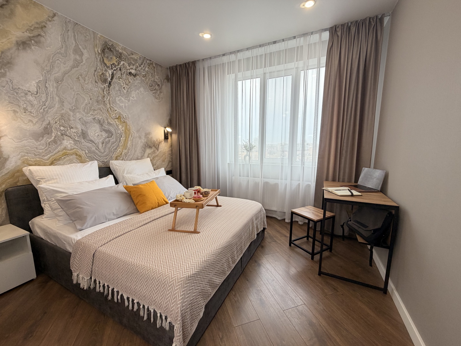 Апартаменты в центре у пляжа на 6 человек 