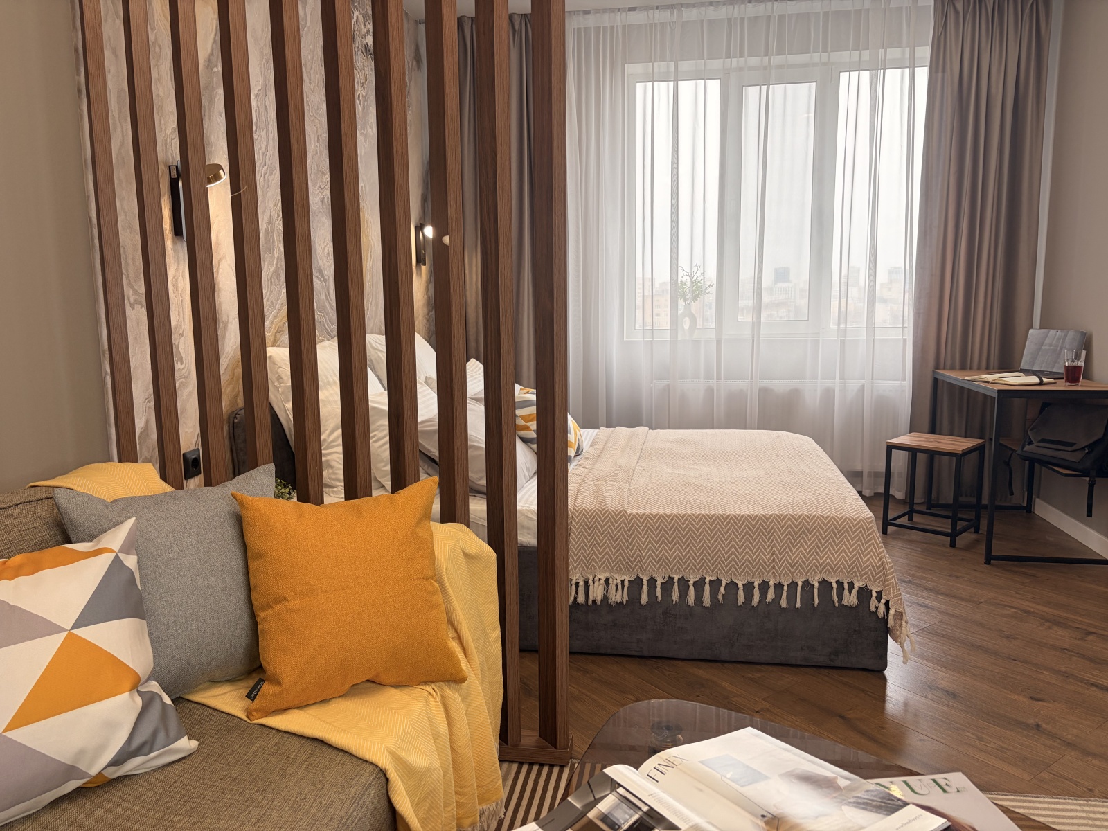 Апартаменты в центре у пляжа на 6 человек 