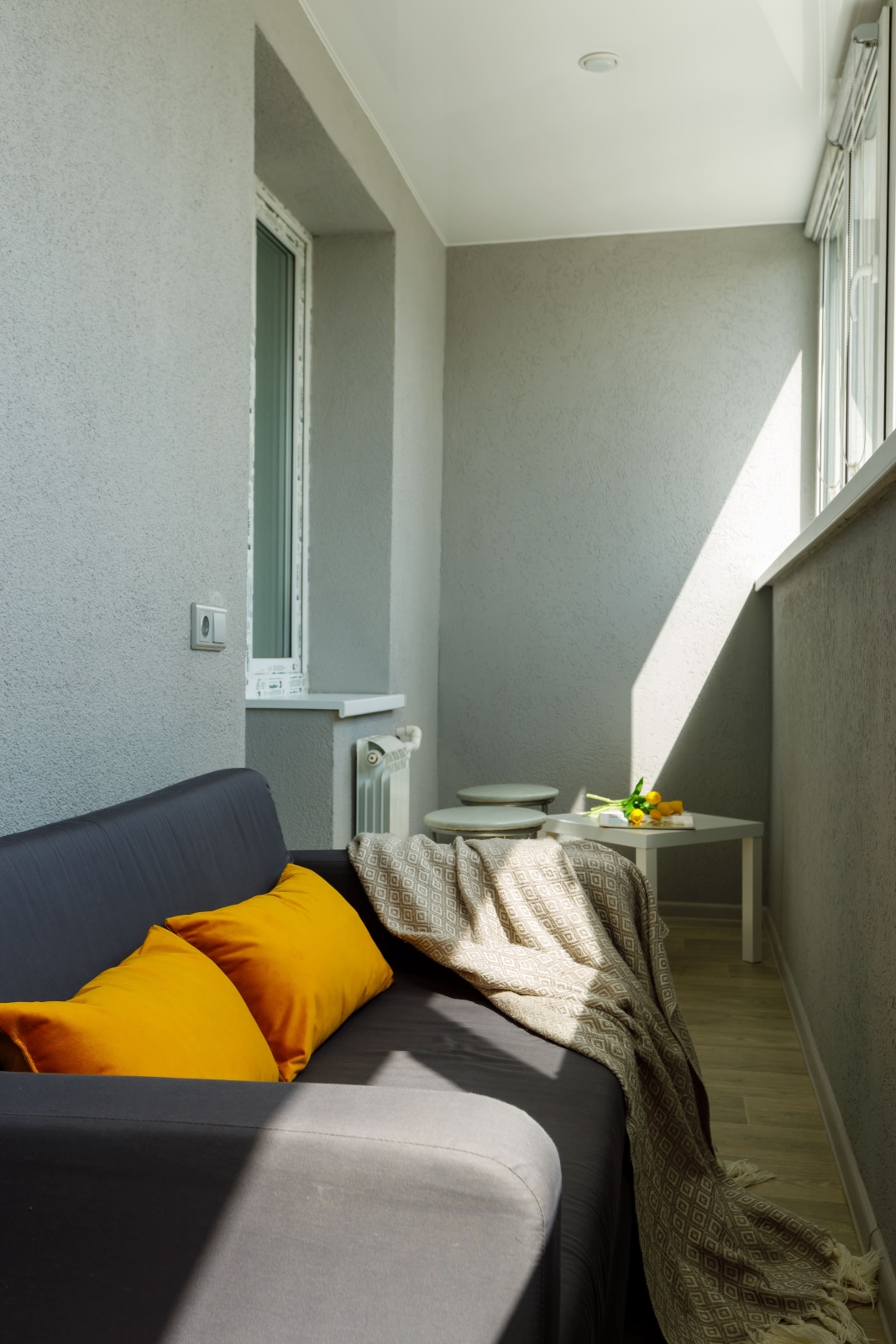 Светлая 1-ком квартира