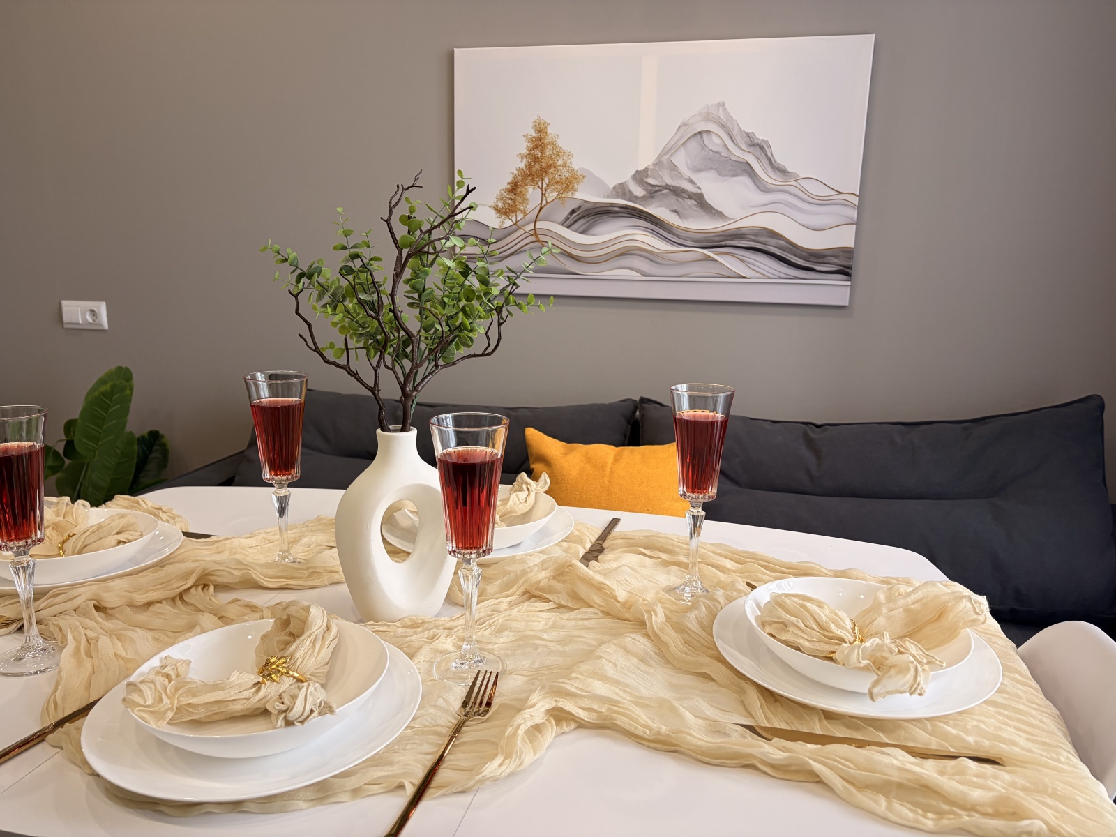 Апартаменты в центре у пляжа на 6 человек 